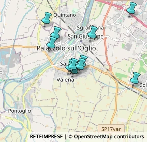 Mappa Via Danubio, 25036 Palazzolo sull'Oglio BS, Italia (1.52455)