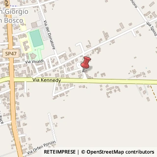 Mappa Via Giacomo Matteotti, 1, 35010 San Giorgio in Bosco, Padova (Veneto)