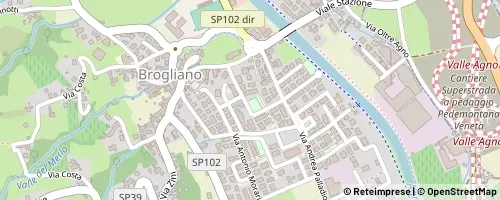 Mappa Brogliano