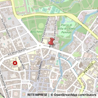 Mappa Via Francesco Frisi, 10, 20900 Monza, Monza e Brianza (Lombardia)