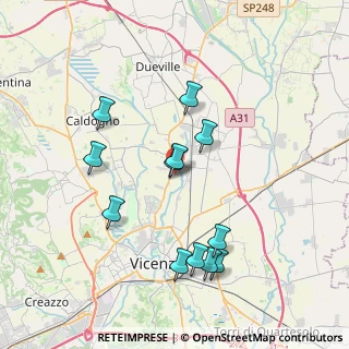 Mappa Polegge, 36100 Vicenza VI, Italia (3.6625)