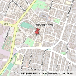 Mappa Via Giuseppe Verdi, 8/2, 20863 Concorezzo, Monza e Brianza (Lombardia)