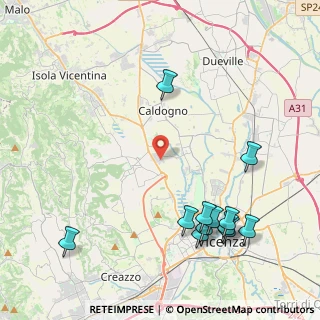 Mappa Via Enrico Fermi, 36030 Motta VI, Italia (5.16)