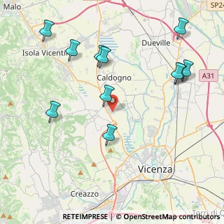 Mappa Via Enrico Fermi, 36030 Motta VI, Italia (4.68091)