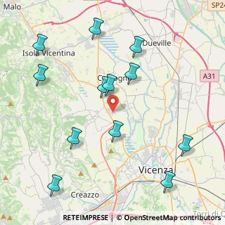 Mappa Via Enrico Fermi, 36030 Motta VI, Italia (4.71167)