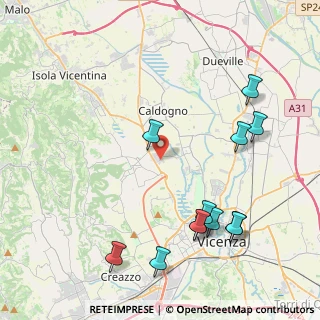 Mappa Via Enrico Fermi, 36030 Motta VI, Italia (4.89083)