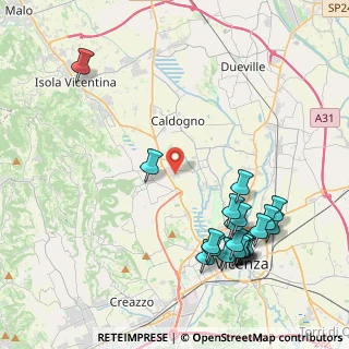 Mappa Via Enrico Fermi, 36030 Motta VI, Italia (4.8635)