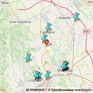 Mappa Via Enrico Fermi, 36030 Motta VI, Italia (5.27286)