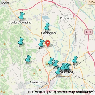 Mappa Via Enrico Fermi, 36030 Motta VI, Italia (4.73308)