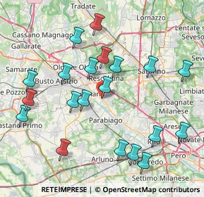 Mappa Via Unione, 20028 San Vittore Olona MI, Italia (8.5675)