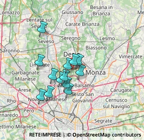 Mappa Via Eugenio Montale, 20834 Nova Milanese MB, Italia (5.16154)