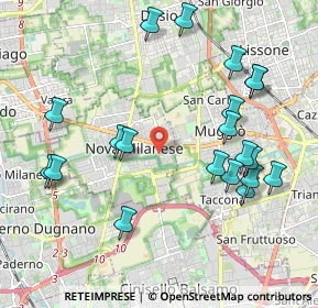 Mappa Via Eugenio Montale, 20834 Nova Milanese MB, Italia (2.226)