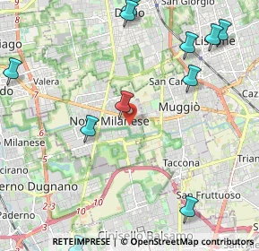 Mappa Via Eugenio Montale, 20834 Nova Milanese MB, Italia (2.78)