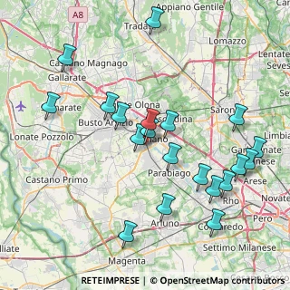 Mappa Via Gaetano Donizetti, 20025 Legnano MI, Italia (8.4395)