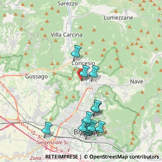 Mappa Via G. Marconi, 25060 Collebeato BS, Italia (4.46417)