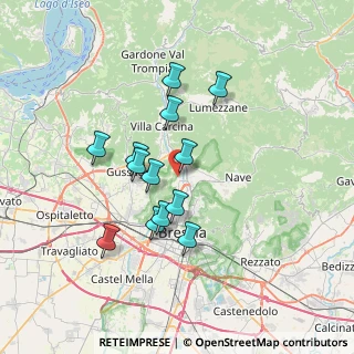 Mappa Via G. Marconi, 25060 Collebeato BS, Italia (5.89462)
