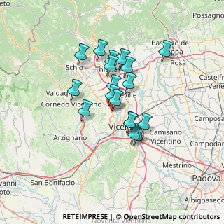Mappa Via A. Meucci, 36030 Motta VI, Italia (10.49611)