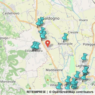 Mappa Via A. Meucci, 36030 Motta VI, Italia (2.8905)