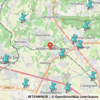 Mappa Via della Corona, 25050 Paderno Franciacorta BS, Italia (3.36455)