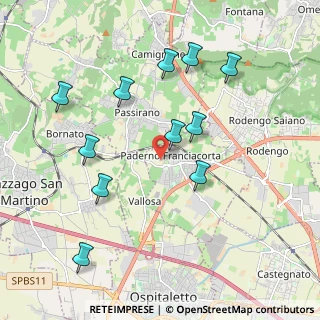 Mappa Via della Corona, 25050 Paderno Franciacorta BS, Italia (2.04091)