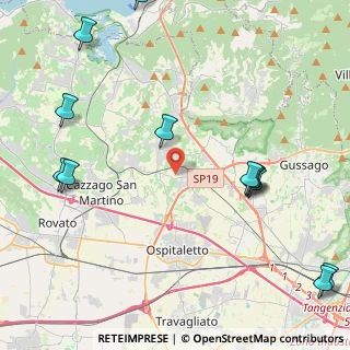Mappa Via della Corona, 25050 Paderno Franciacorta BS, Italia (5.67833)