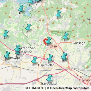 Mappa Via della Corona, 25050 Paderno Franciacorta BS, Italia (6.088)
