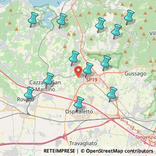 Mappa Via della Corona, 25050 Paderno Franciacorta BS, Italia (4.61583)