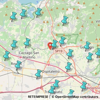 Mappa Via della Corona, 25050 Paderno Franciacorta BS, Italia (6.0615)