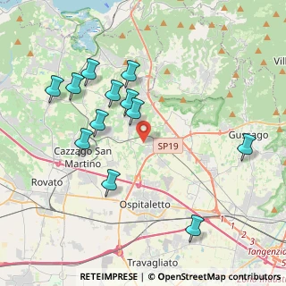 Mappa Via della Corona, 25050 Paderno Franciacorta BS, Italia (4.06167)