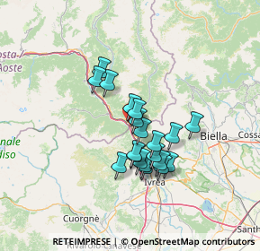 Mappa Via S. Giorgio Dora, 11026 Pont-Saint-Martin AO, Italia (10.3365)