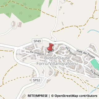 Mappa Via Umberto I°, 9, 09020 Villanovaforru, Medio Campidano (Sardegna)