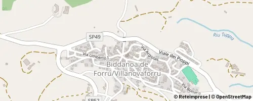 Mappa Villanovaforru