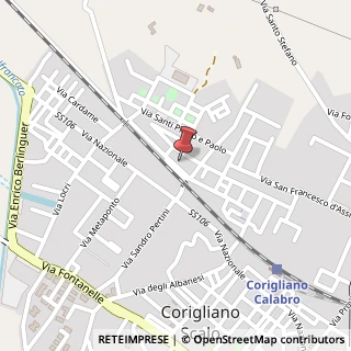 Mappa Via M. F. Sciacca, 88, 87064 Corigliano Calabro, Cosenza (Calabria)