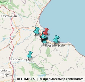 Mappa Via San Giovanni Evangelista, 87064 Corigliano Calabro CS, Italia (5.32833)