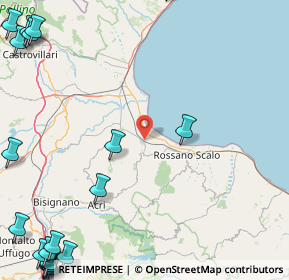 Mappa Via San Giovanni Evangelista, 87064 Corigliano Calabro CS, Italia (33.945)