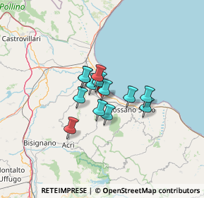 Mappa Via San Giovanni Evangelista, 87064 Corigliano Calabro CS, Italia (8.44615)