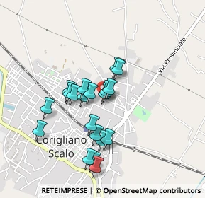 Mappa Via San Giovanni Evangelista, 87064 Corigliano Calabro CS, Italia (0.412)