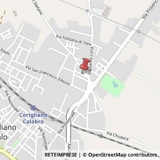 Mappa Via San Luca Evangelista, 1, 87064 Corigliano Calabro, Cosenza (Calabria)