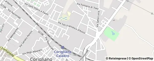Mappa Corigliano Calabro