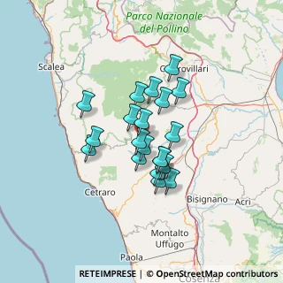 Mappa SP Roggiano-San Sosti, 87010 Mottafollone CS, Italia (10.509)