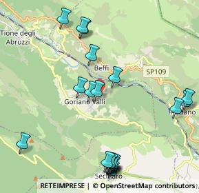 Mappa Via IV Novembre, 67020 Tione degli Abruzzi AQ, Italia (2.64762)