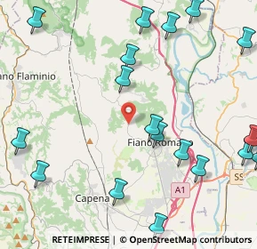 Mappa Strada Provinciale, 00065 Fiano Romano RM, Italia (6.197)