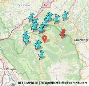 Mappa S.Provinciale 22 imbocco sentiero Eremo San Bartolomeo, 65020 Roccamorice PE, Italia (6.58294)