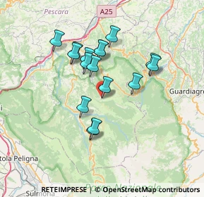 Mappa S.Provinciale 22 imbocco sentiero Eremo San Bartolomeo, 65020 Roccamorice PE, Italia (6.25563)