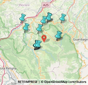 Mappa S.Provinciale 22 imbocco sentiero Eremo San Bartolomeo, 65020 Roccamorice PE, Italia (6.09)