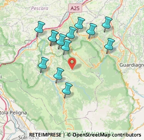 Mappa S.Provinciale 22 imbocco sentiero Eremo San Bartolomeo, 65020 Roccamorice PE, Italia (7.36077)
