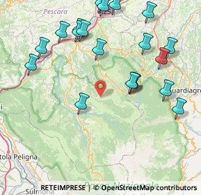 Mappa S.Provinciale 22 imbocco sentiero Eremo San Bartolomeo, 65020 Roccamorice PE, Italia (9.9605)