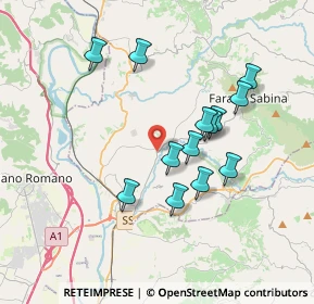 Mappa SP 41, 02032 Fara in Sabina RI (3.43385)