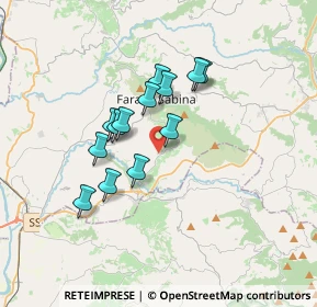 Mappa Via Piave, 02032 Fara in Sabina RI, Italia (2.86692)