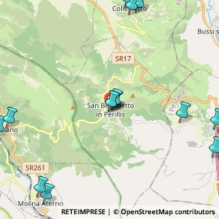 Mappa Via Macchia, 67020 San Benedetto In Perillis AQ, Italia (3.75217)